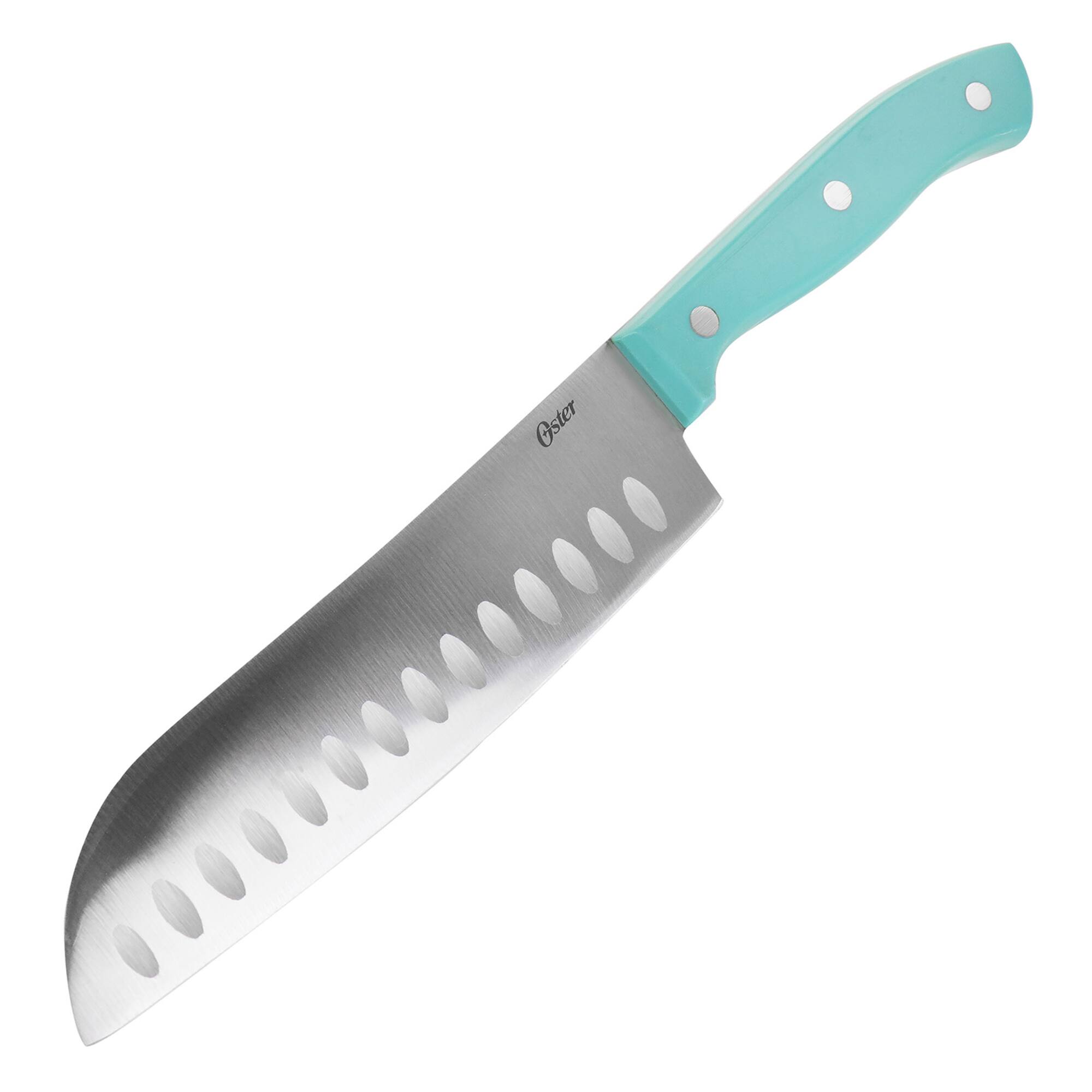 Oster Evansville 14-Piece Light Blue Stainless Steel Cutlery Set